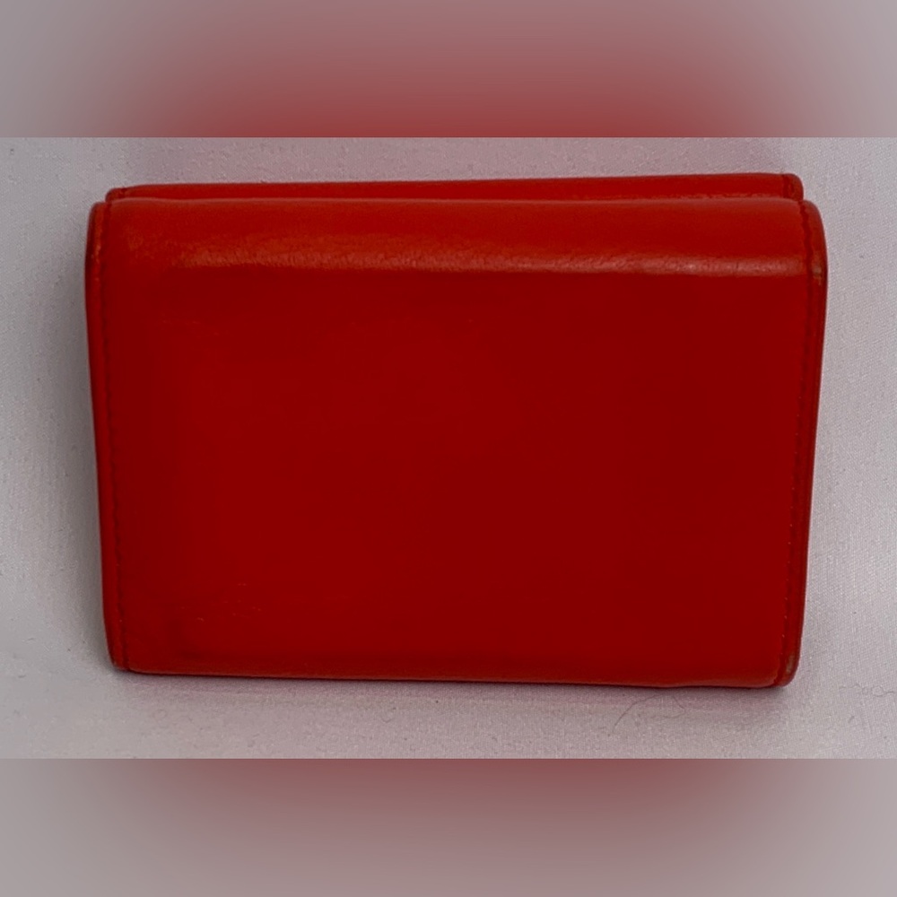 Balenciaga Red Papier Mini Wallet - Picture 2 of 15